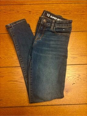 GAP Dark Blue Super Skinny Jeans for Kids